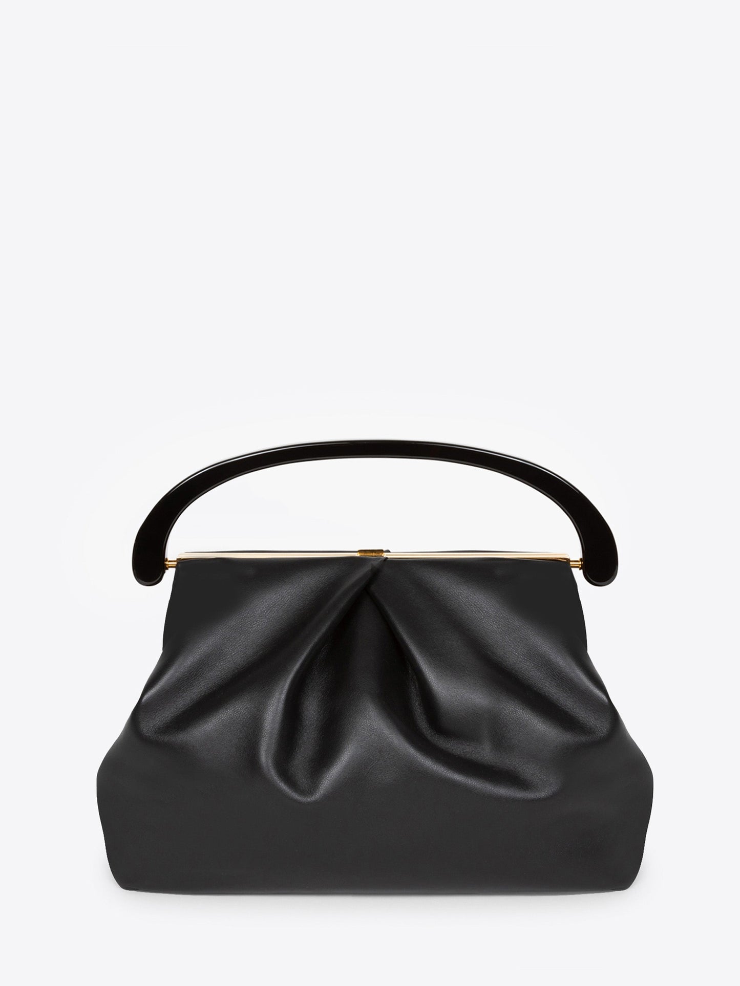 Pleated Leather Bag
