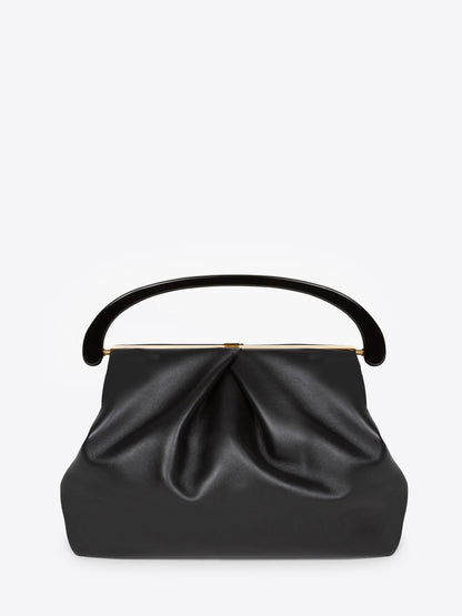 Pleated Leather Bag