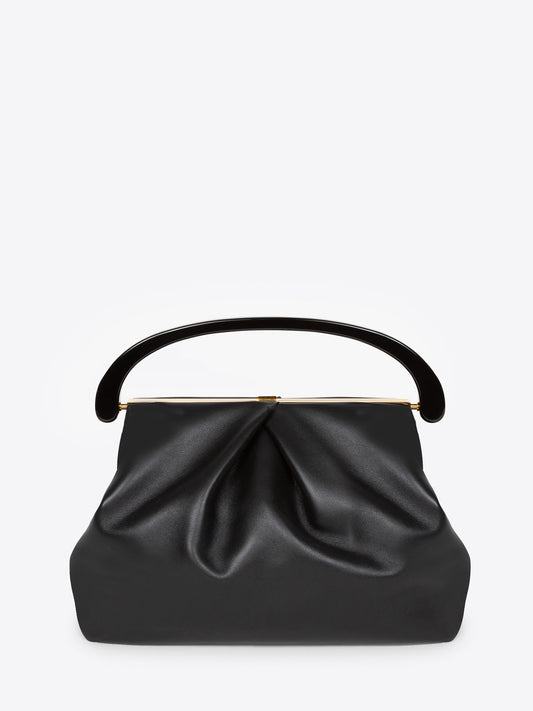 Pleated Leather Bag