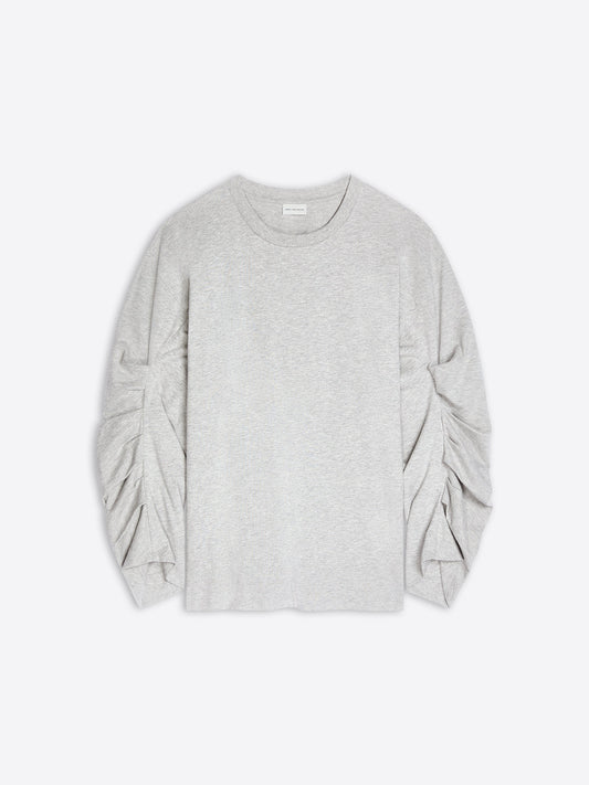 Pleated Sleeves T-Shirt