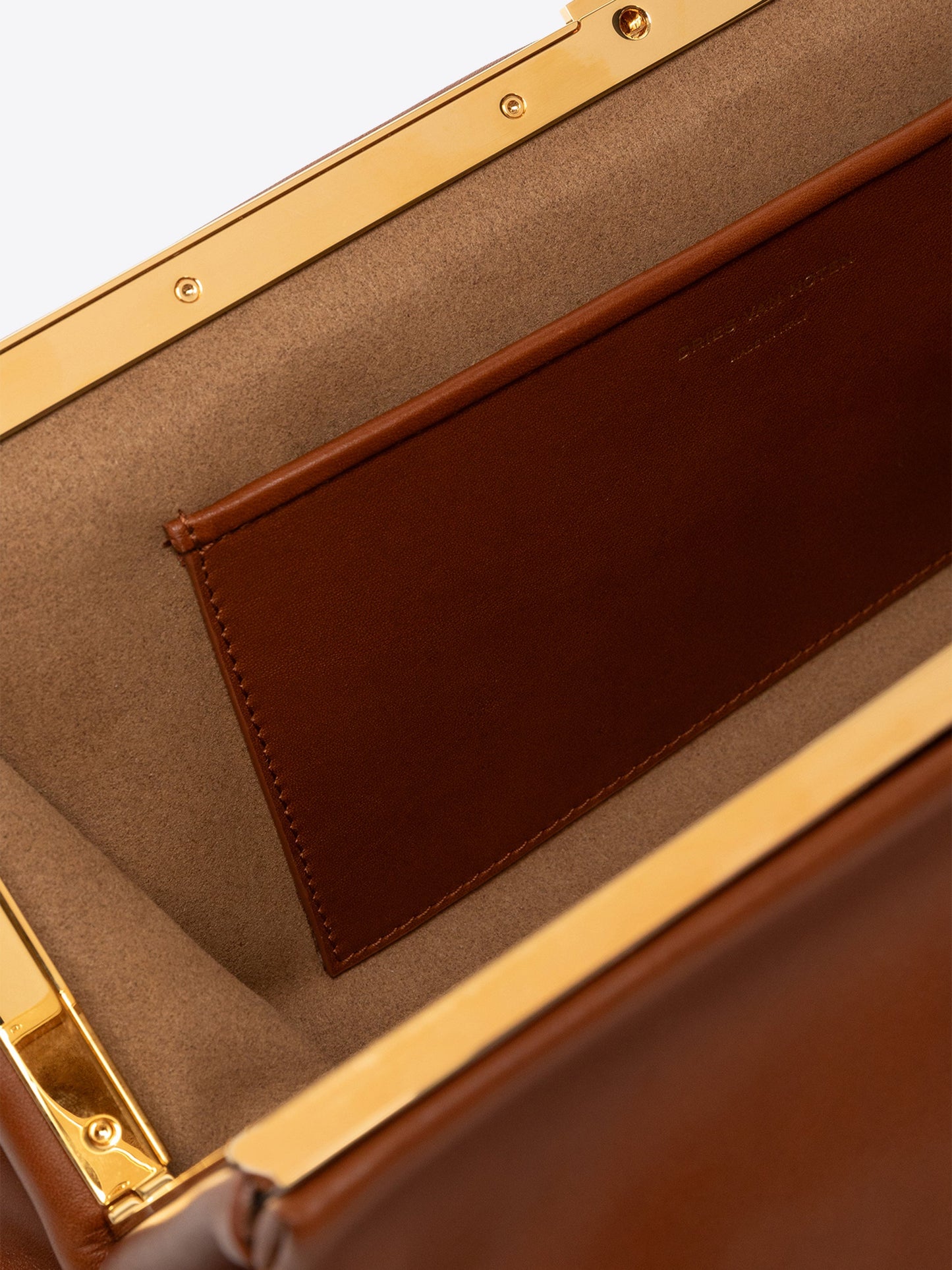Pleated Leather Clutch