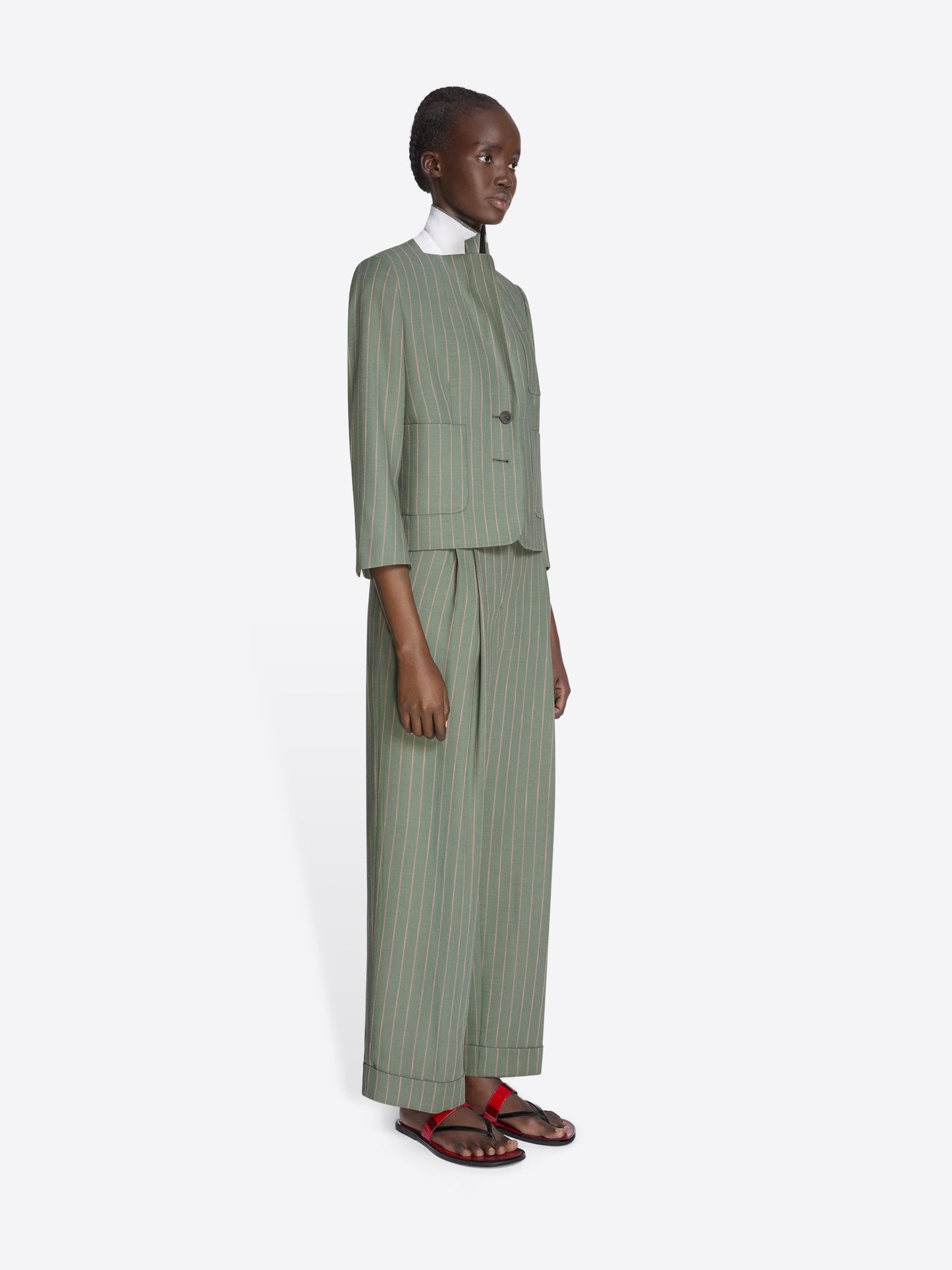Pleated Pants