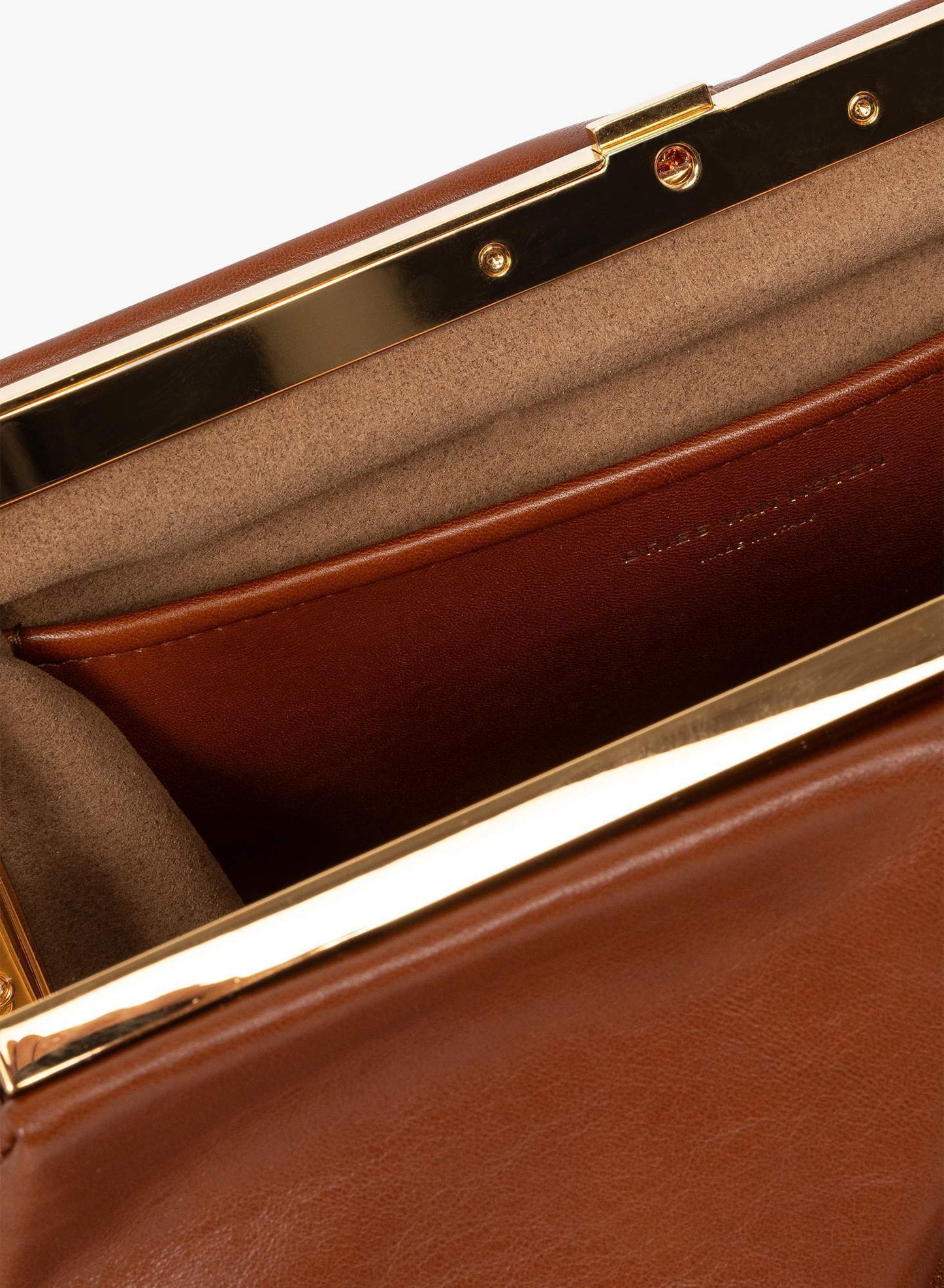 Pleated Leather Clutch